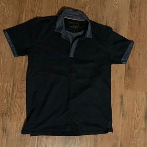 Denim & Flower polo (small)